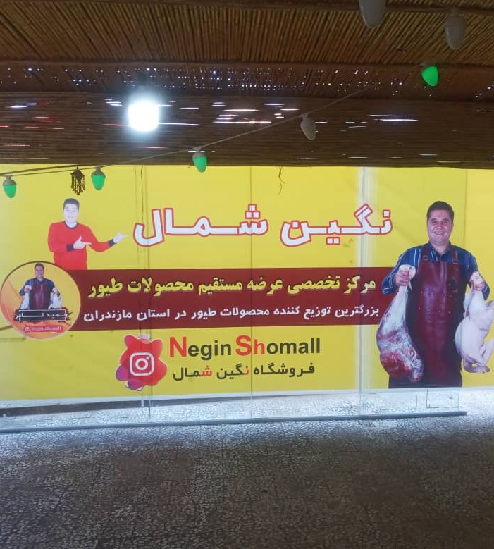 فروشگاه گوشت بوقلمون نگین شمال در آمل فروشگاه گوشت بوقلمون نگین شمال در آمل